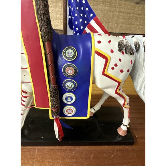 Trail of Painted Ponies Figurine Trail of Honor 1E/2452 In Box - Picture 2 of 7